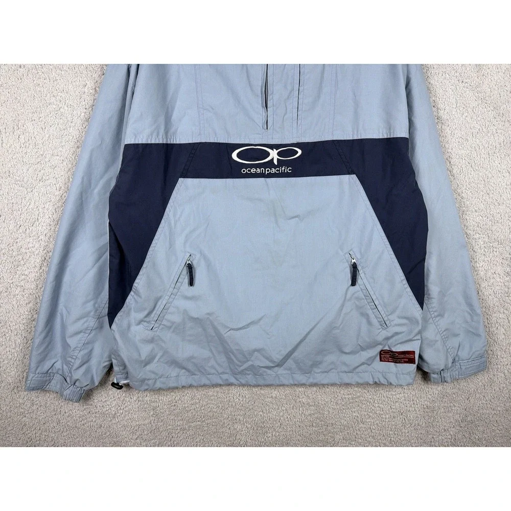 Vintage 80s OP Jacket Mens Sz M 1/4 Zip‎ Streetwear Skate Surf Ocean Pacific 90s